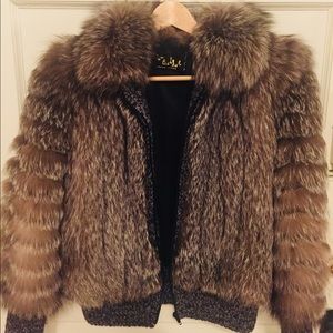 Super soft and warm Fox Fur Coat